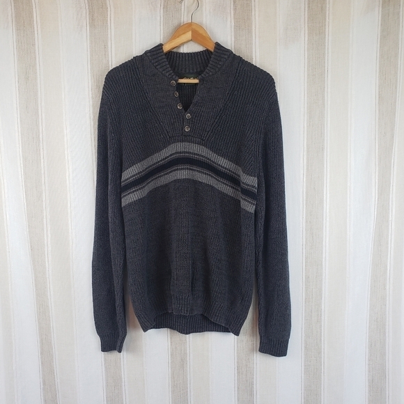 Eddie‎ Bauer Pullover Sweater Charcoal Gray Size Large - Picture 1 of 8